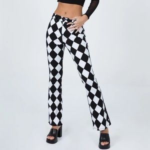 Motel Rocks Checkered Jeans